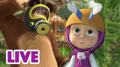 🔴 Live Stream 🎬 Masha And The Bear 😲 Mashas Unexpected Discoveries 🤯👀 Youtube