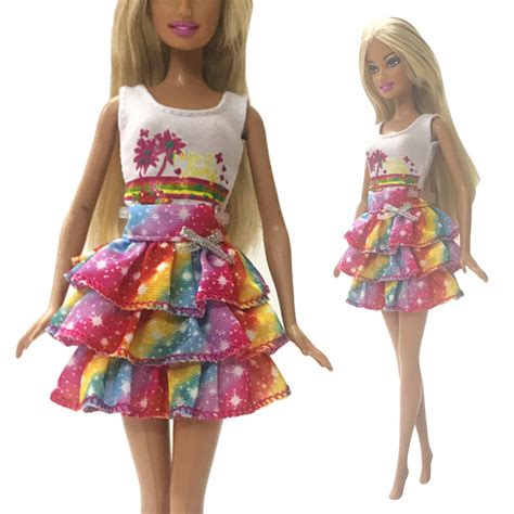 Nk One Set Doll Clothes Dress Fashion Skirt Party Gown For Barbie Doll