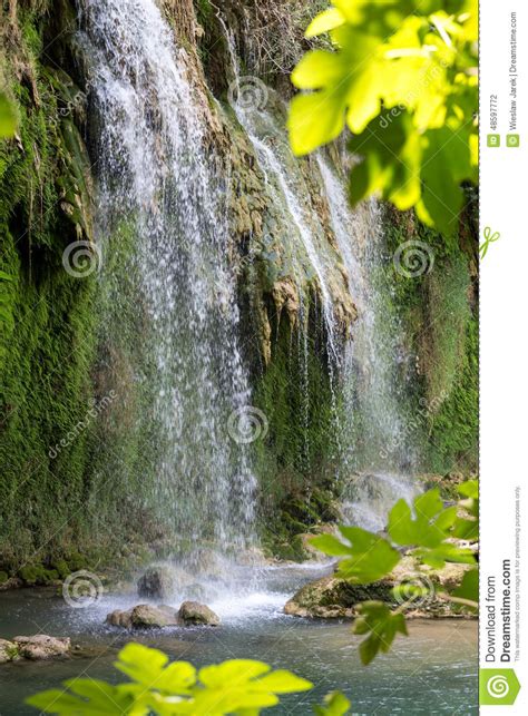Kursunlu Waterfall Nature Park Near Antalya Stock Photo Image Of