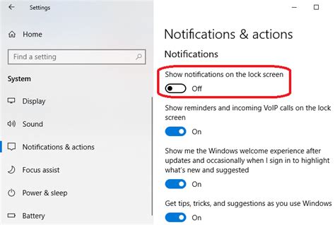 How To Turn Off Notifications In Windows 10 Javatpoint