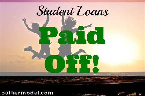 During that time, interest costs on subsidized loans may even be paid so that your loan balance doesn't increase. Student loans paid off! - The Outlier Model | The Outlier ...