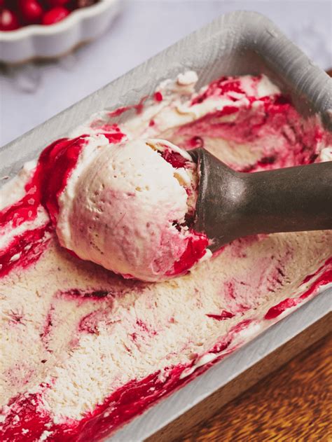 Cranberry Ice Cream Recipe A Full Living