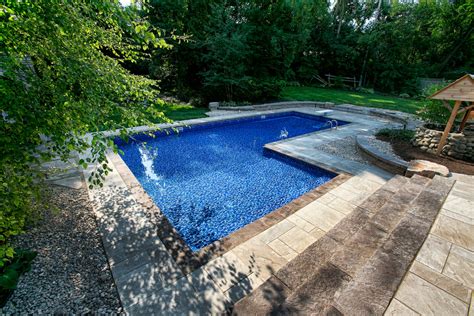 A moon shaped pool is the ninth studio album by english rock band radiohead. Stunning Backyard with L-Shaped Inground Pool - Rustic ...