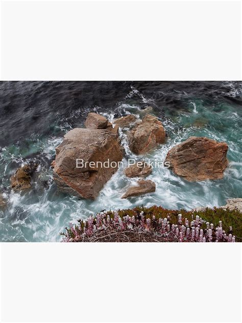 On The Edge Big Sur California Poster By Bperkins Redbubble