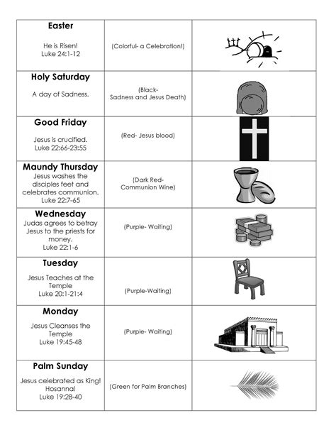 Holy Week Free Printables Aulaiestpdm Blog