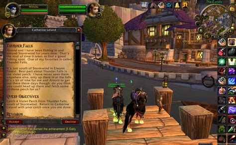 Maybe you would like to learn more about one of these? Shadows Wow Guide: Thunder Falls Daily Fishing Quest Stormwind