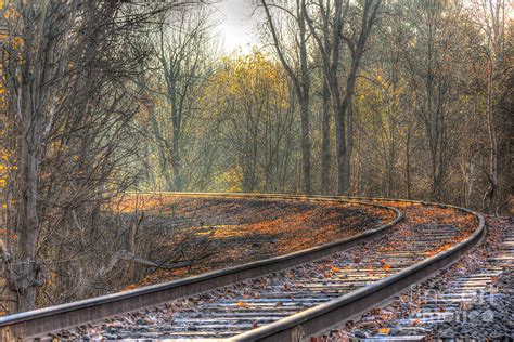 Autumn Tracks Photograph By Rod Best Fine Art America