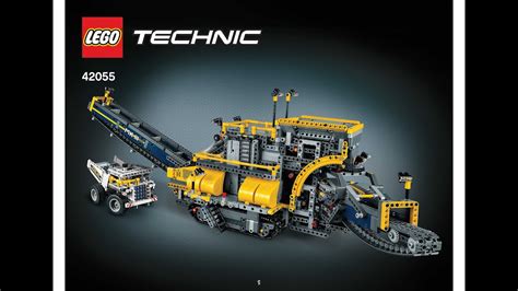 Lego 42055 Mobile Aggregat Plant Instructions B Model Lego Technic 2016