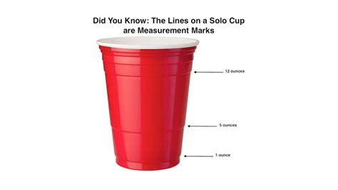 Til You Can Use The Lines On A Solo Cup To Measure Products In Ounces  On Imgur