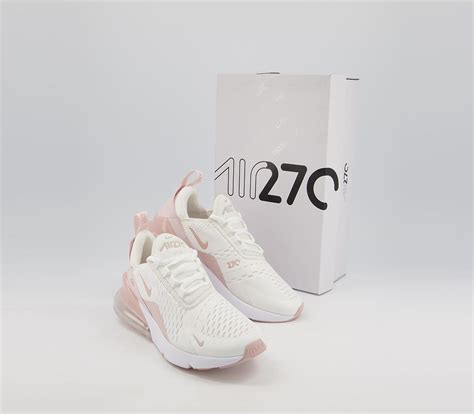 Nike Air Max 270 Trainers Summit White Pink Oxford Barely Rose Women S Trainers