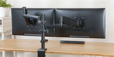 This Dual Arm Stand Simplifies Your Multi Monitor Setup For 55 Shipped