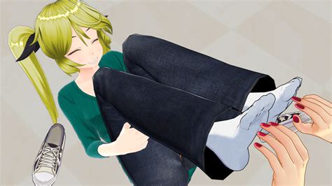 kazumi s ticklish feet socks version by tehfogo on deviantart