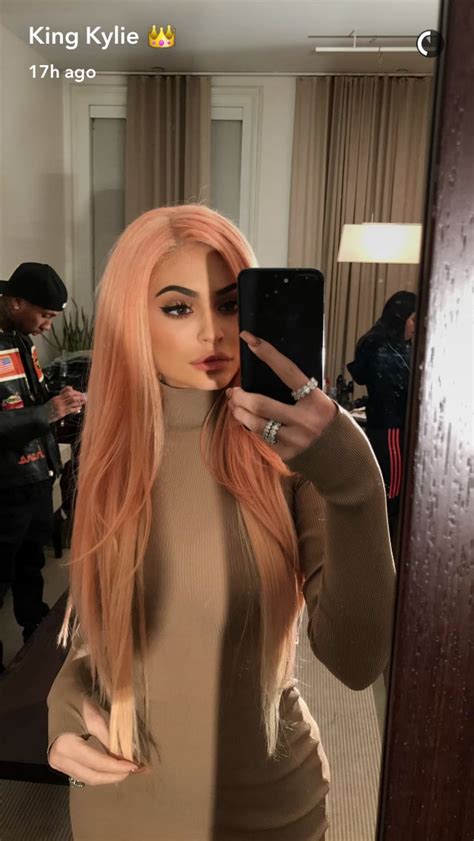 Kylie Jenner With Orange Hair February 2017 Popsugar Beauty Photo 2