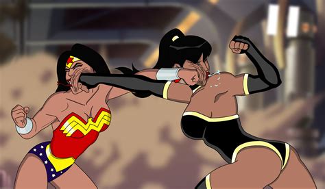 Superwoman Vs Wonder Woman Space Station By Sinafurutan On DeviantArt Wonder Woman
