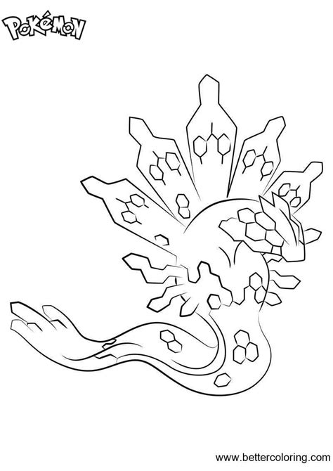 Pokemon Coloring Pages Zygarde