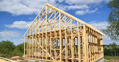 Wood Frame Residential Building Under Construction Illinois Realtors