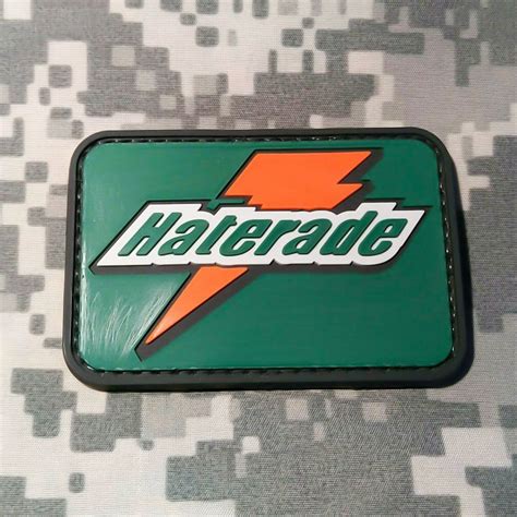 Haterade Pvc Morale Patch Velcro Morale Patch By Neo Tactical Gear