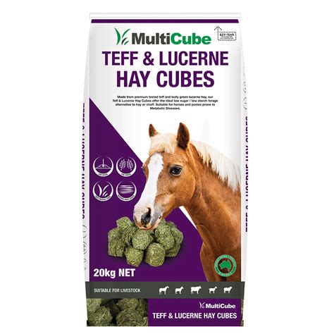 Teff And Lucerne Hay Cubes Multicube Hay And Cube