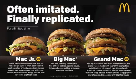 Big And Small Versions Of Mcdonalds Big Mac Coming In 2017