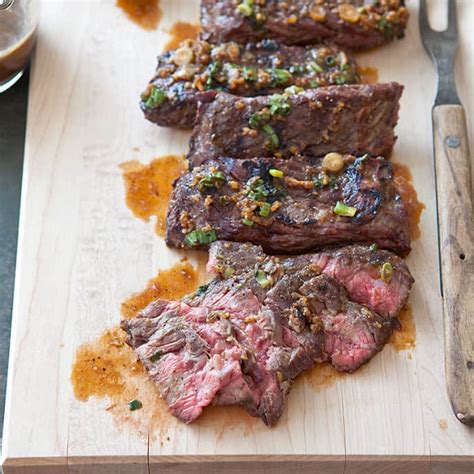 Grilled Marinated Skirt Steak Americas Test Kitchen Recipe