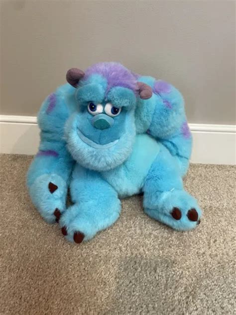 Disney Store Pixar Sulley Sully Monsters Inc Large 12 Plush Blue And
