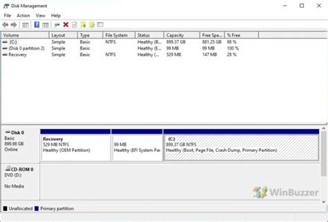 Windows How To Create Delete Or Resize Partitions WinBuzzer