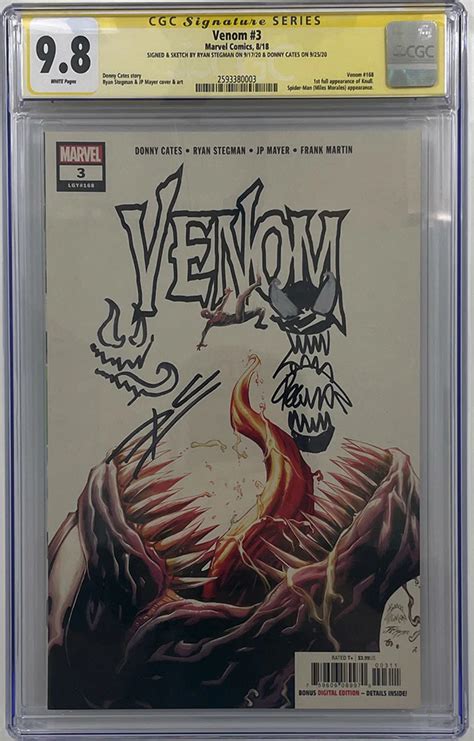Venom St App Of Knull X Signed Remark Cgc Ss Comic Books Modern Age Marvel