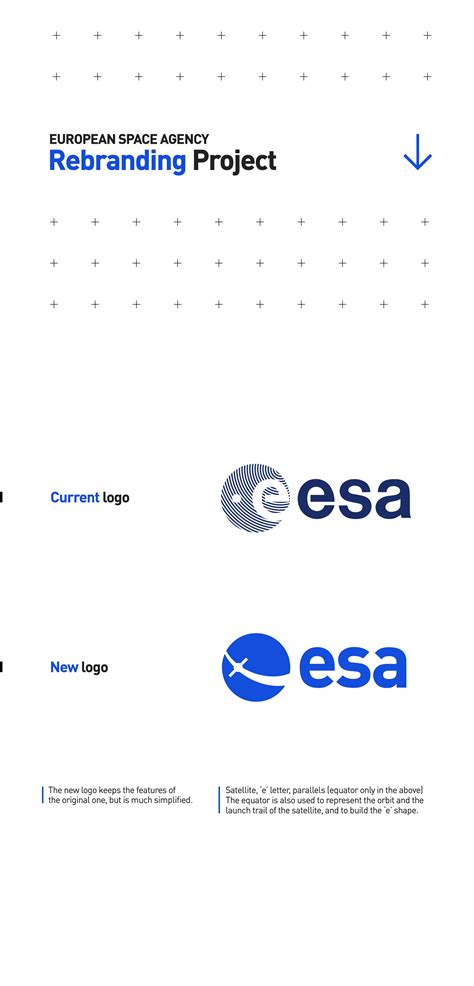 Esa European Space Agency Rebranding On Behance