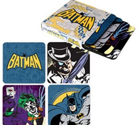 Signs Unique Batman Comic Strip Set Of 4 Drinks Coasters Pack Of 4