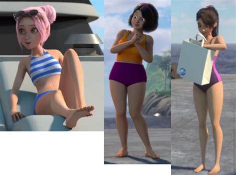 Camp Cretaceous Swimsuit Girls By Chipmunkraccoonoz On Deviantart