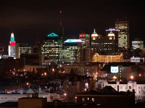Downtown Buffalo At Night By Actnup On Deviantart