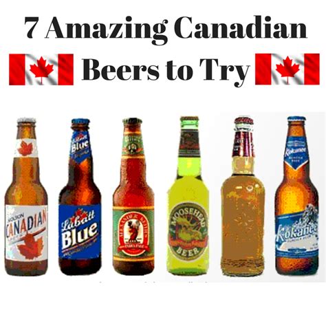 Here They Are 7 Amazing Canadian Beers To Try Barra De Bar Bar Barra