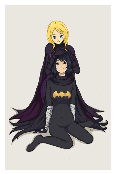 Dc Cassandra Cain And Stephanie Brown By Peony Dreams On Deviantart