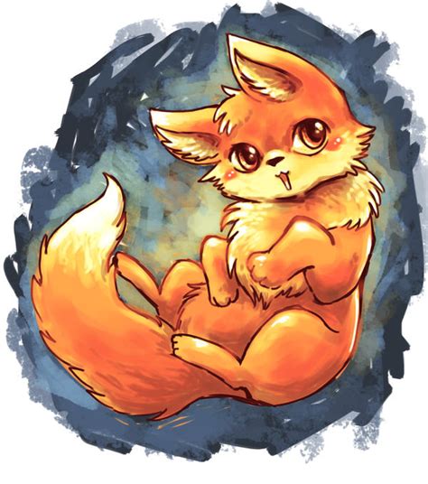 Chibi Fox Sketch By Michellescribbles On Deviantart