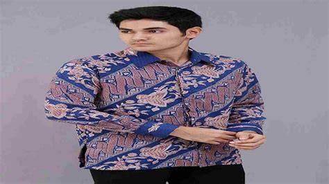 Gambar Baju Batik Lengan Panjang Cowok Bonus
