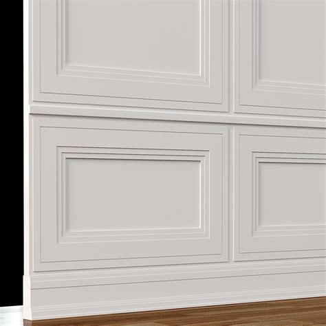 Wall Molding 13 Boiserie Classic Panels 3d Model Cgtrader