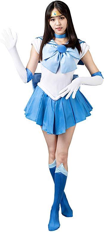 Cosfun Best Sailor Mercury Mizuno Ami Cosplay Costume