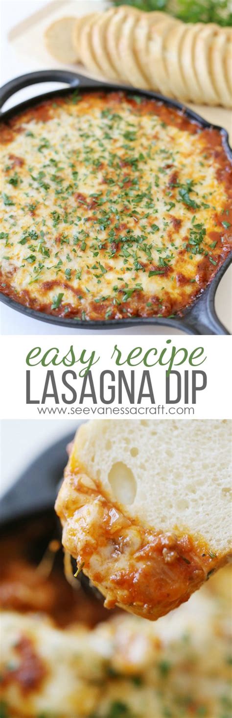 Easy And Cheesy Lasagna Dip Recipe For Back To School