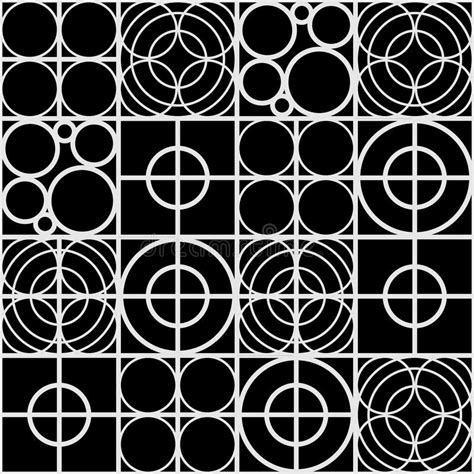 Geometric Circle Pattern Stock Vector Illustration Of Repeat 102864911