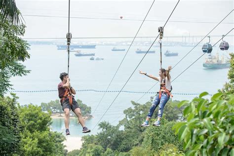 Mega Adventure Park Zipline On Sentosa Island 2021