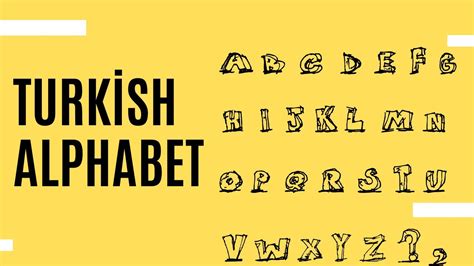 Learn Turkish Turkish Alphabet With Pronunciation Turkish For