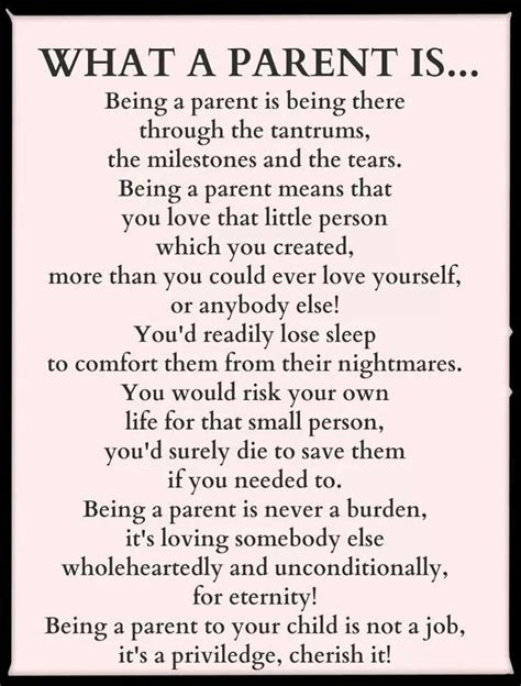 Being A Parent Quote Quotes Pinterest Mothers Parents And My
