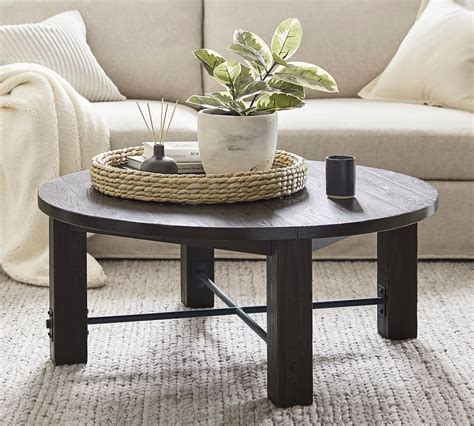 Benchwright 42 Round Coffee Table Pottery Barn