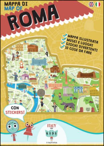 Mappa Di Roma Illustrata Ediz Multilingue Libro Mondadori Store