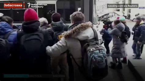 Russias Navalny Detained Amid Election Protests Youtube