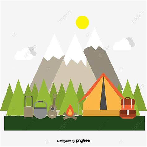 Vector Camping PNG Imágenes Prediseñadas De Camping Vector