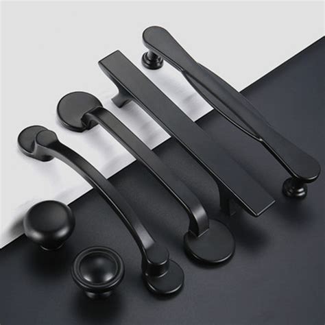 Your are viewing kitchen and cabinet door knobs, simply door handles are the uk's leading door handle supplier, call or visit us today. 128mm modern simple matte black kitchen cabinet cupboard ...
