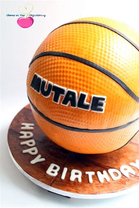 Basketball Cake Sculpted Cakes Basketball Cake Cherry On Top