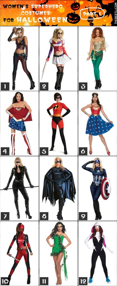 Female Superhero And Villain Costumes