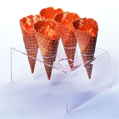 Clear Acrylic Ice Cream Cone Holder Plexiglass Ice Cream Cone Display Stand Buy Clear Acrylic